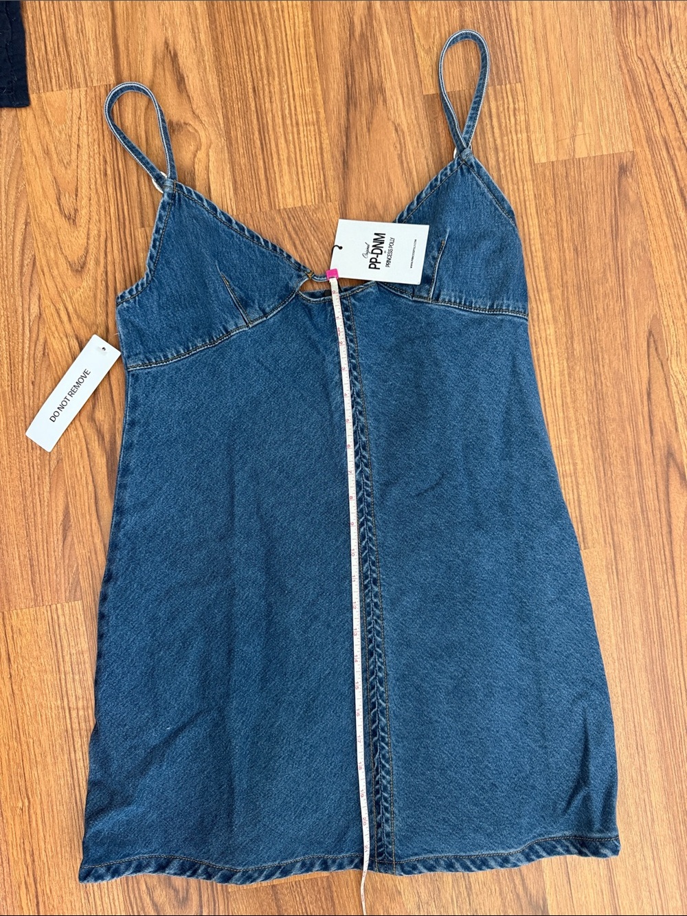 Denim mini dress - Picture 6 of 7